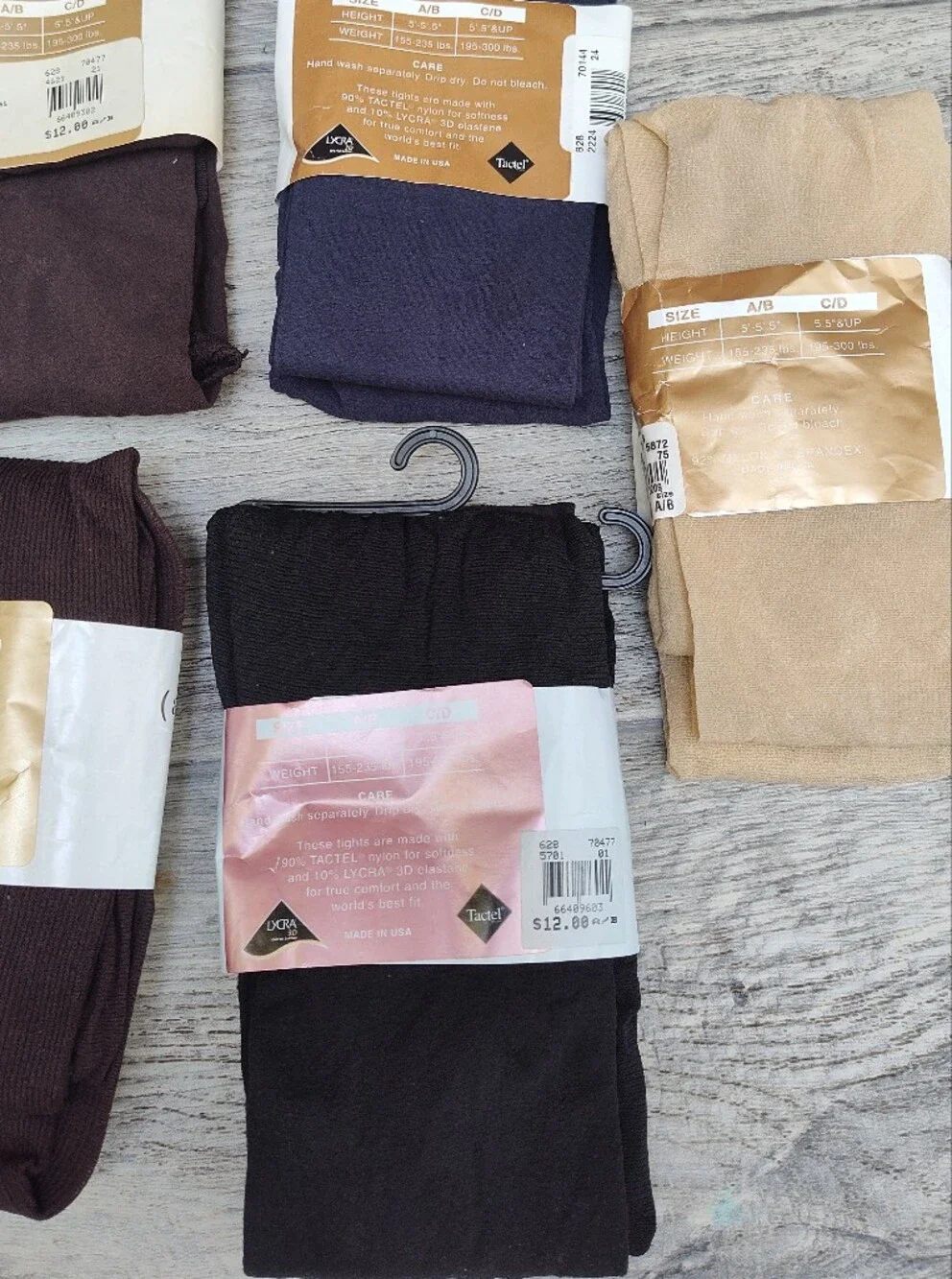 Lane Bryant tights 7 Pairs , Various Colors, New